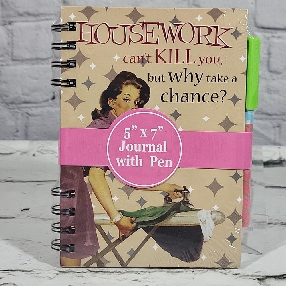 Housework can't Kill you, but why take a chance‎  - 5"×7" Journal with Pen